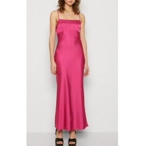 Abercrombie & Fitch Julia Slip Cowl Back Maxi Dress